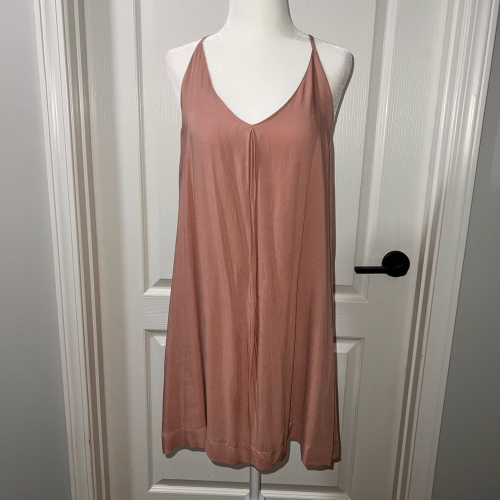 Elegant Rayon Shell Top in Mauve